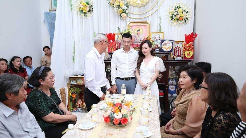 Nhà gái chuẩn bị cho đám nói
