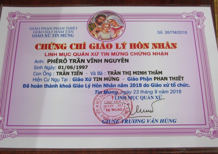Các địa chỉ học giáo lý hôn nhân tại TP.HCM