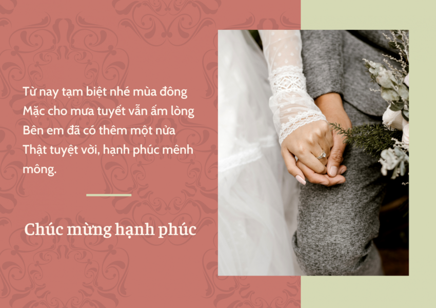 Những lời chúc đám cưới ý nghĩa và sâu sắc