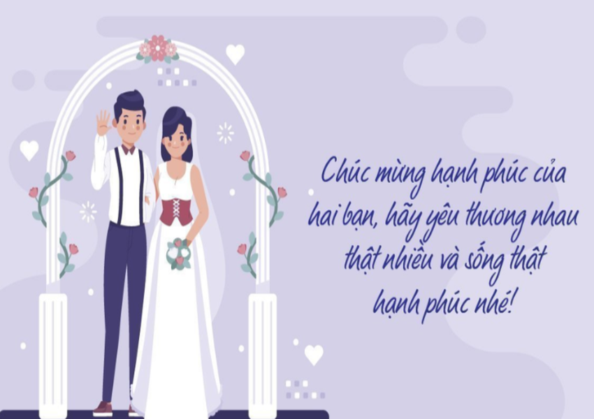 Ý nghĩa của những lời chúc mừng đam cưới