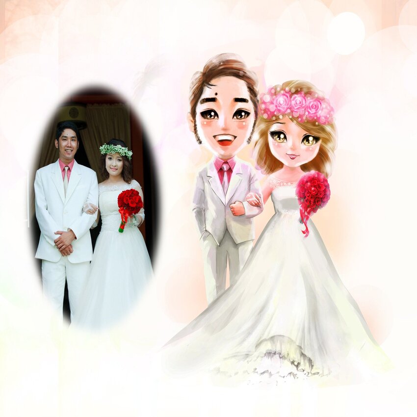 Vì sao nên chọn thiệp Chibi trong ngày cưới