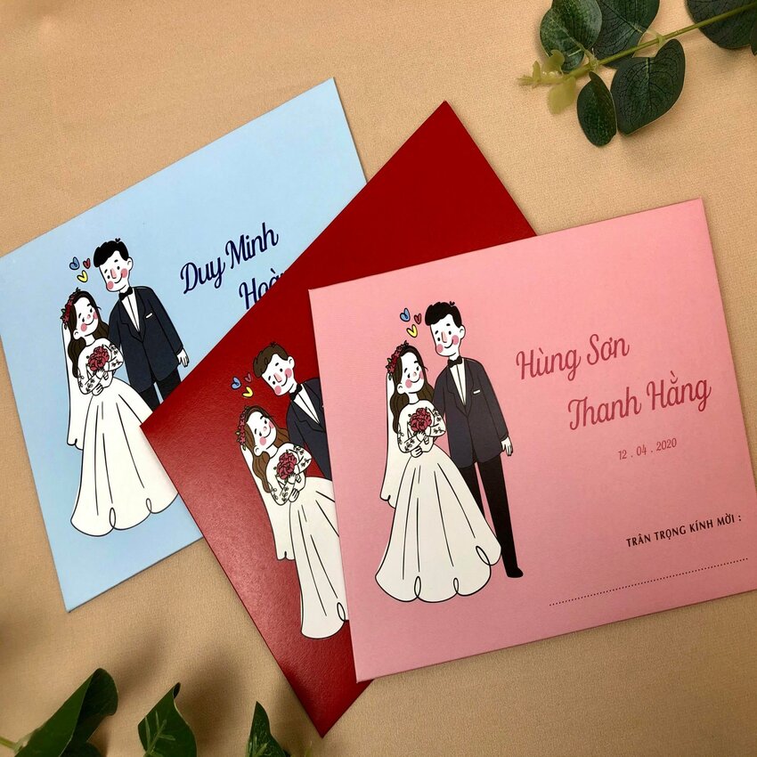 Các mẫu thiệp Chibi đáng yêu và dễ thương