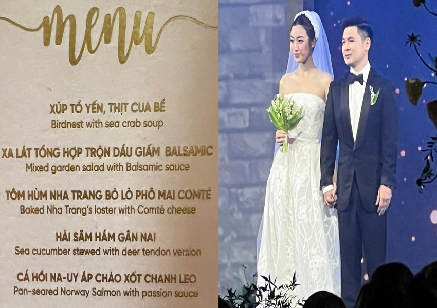 Vì sao cần phải có một thực đơn đám cưới thật thịnh soạn